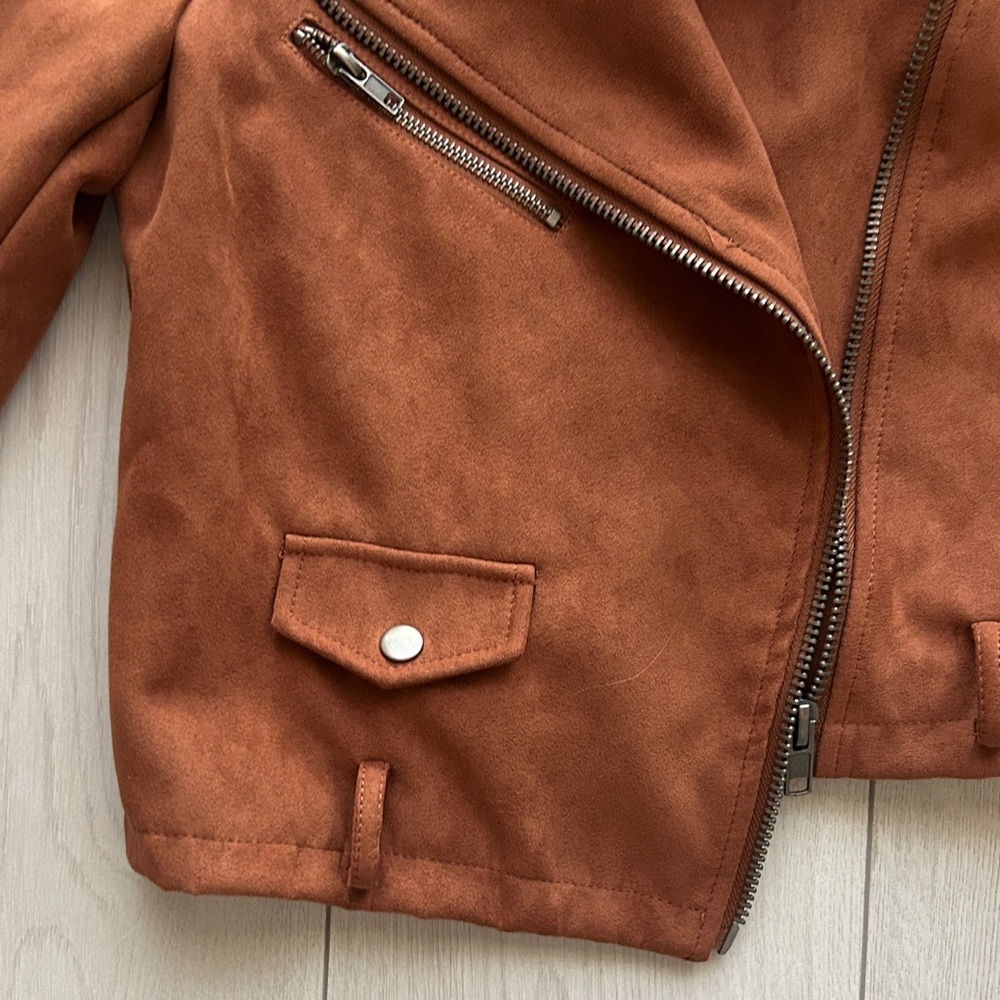 Forever 21 Rust Leather Jacket - Picture 7 of 7